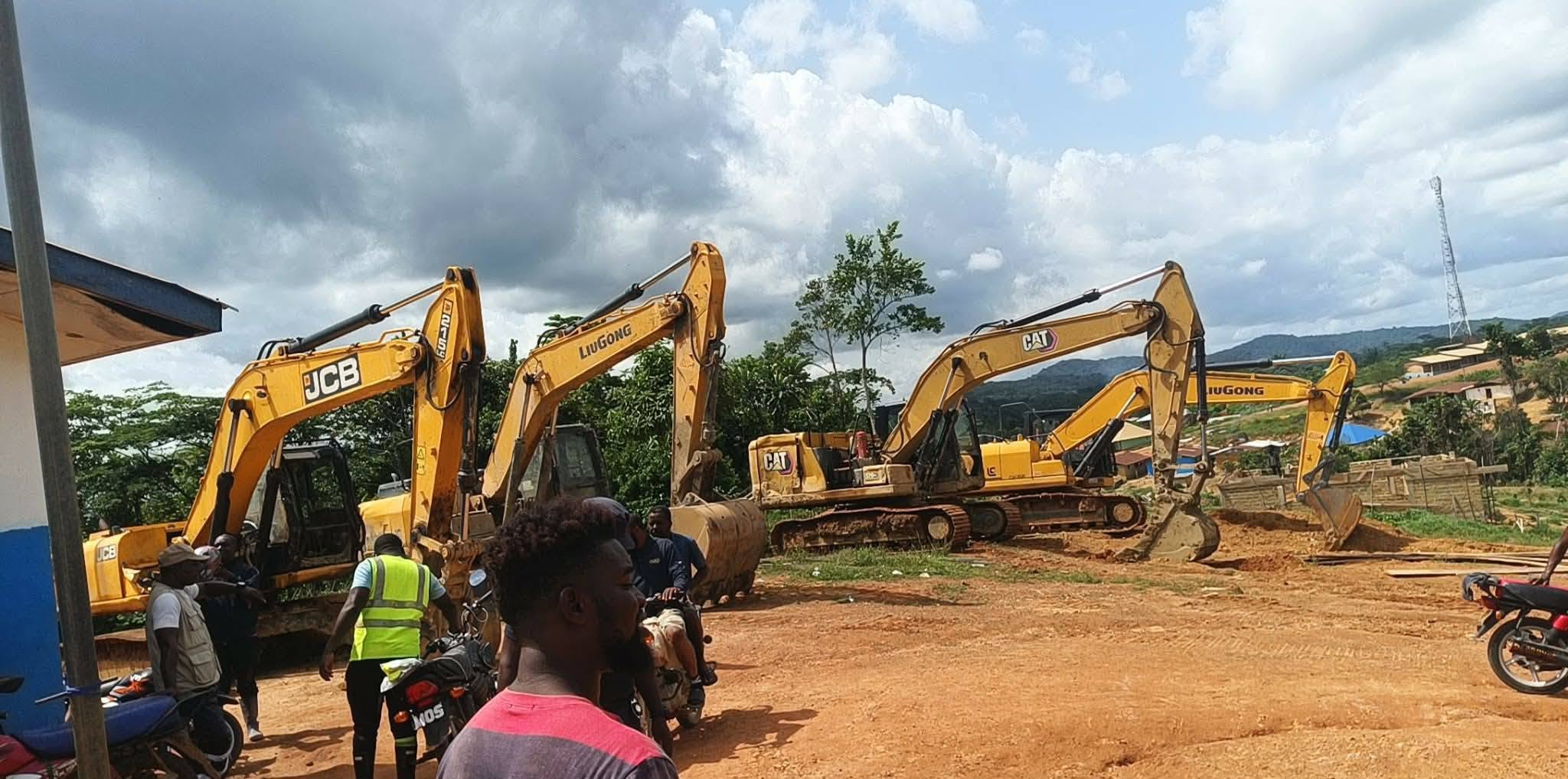 WARNING ISSUED AGAINST UNAUTHORIZED USE OF HEAVY MACHINERY IN ARTISANAL MINING OPERATIONS